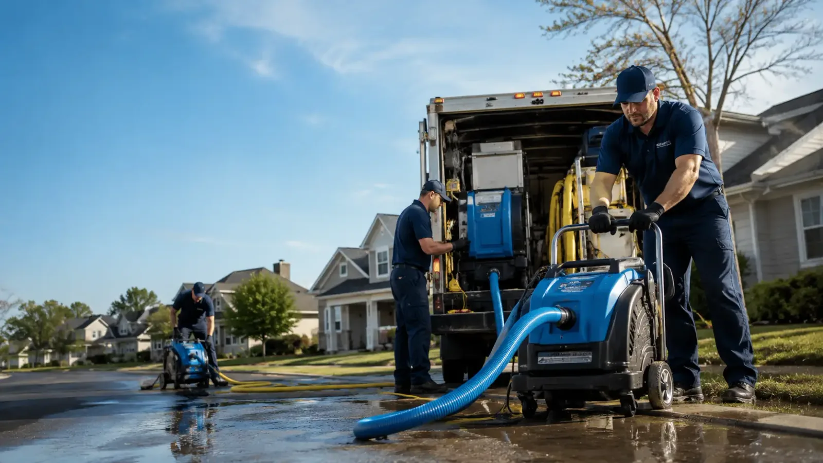 Flood Damage Cleanup in Fort Dick, CA